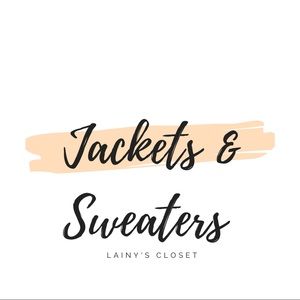 Jackets, sweaters and cardigans.